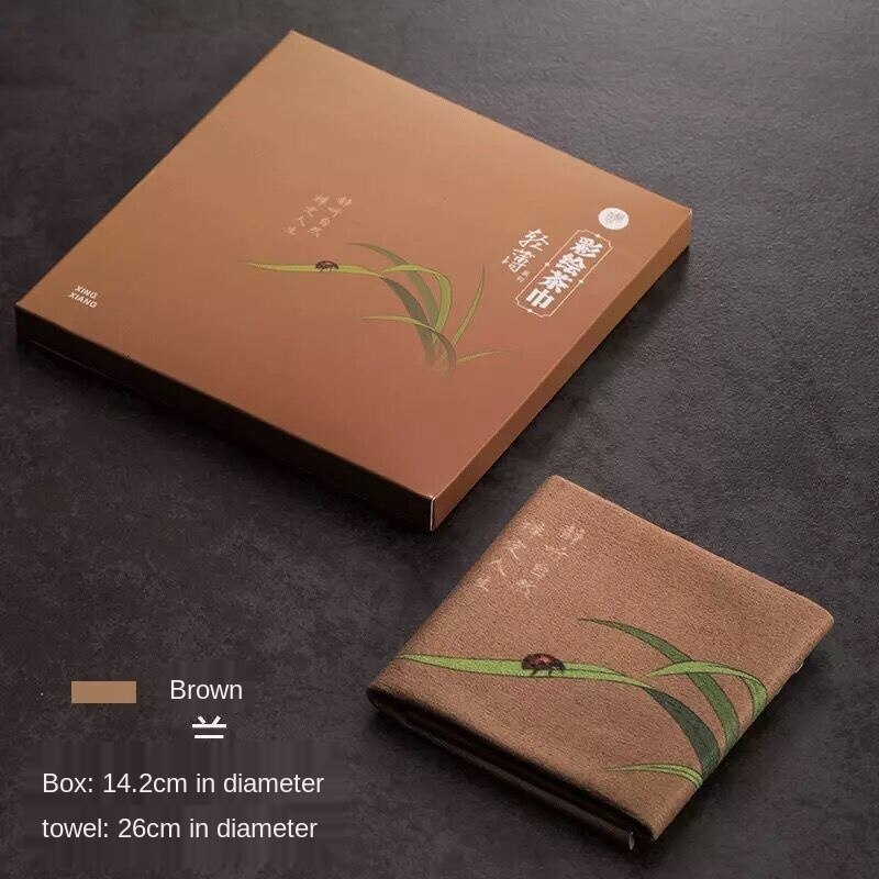 High-Grade Tea Towel Cloth Absorbent Kombucha Single-Service Towels Teapot Towel Tea Table Tea Table Rag Tea Cloth Cotton: Tea Towel 2