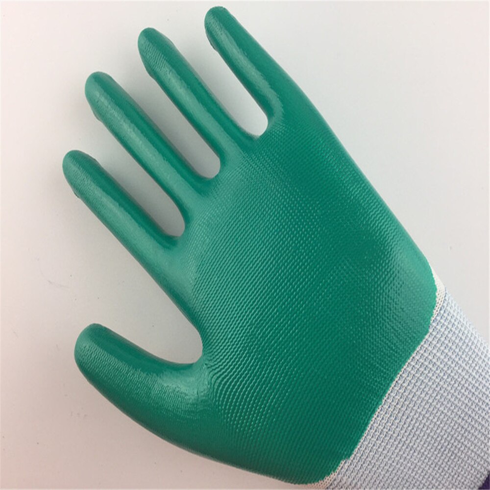 2PCS Nitrile Disposable Work Gloves Safety Equipment Man Driving Glove Mining Safety Wear Resistant Rubber Gloves