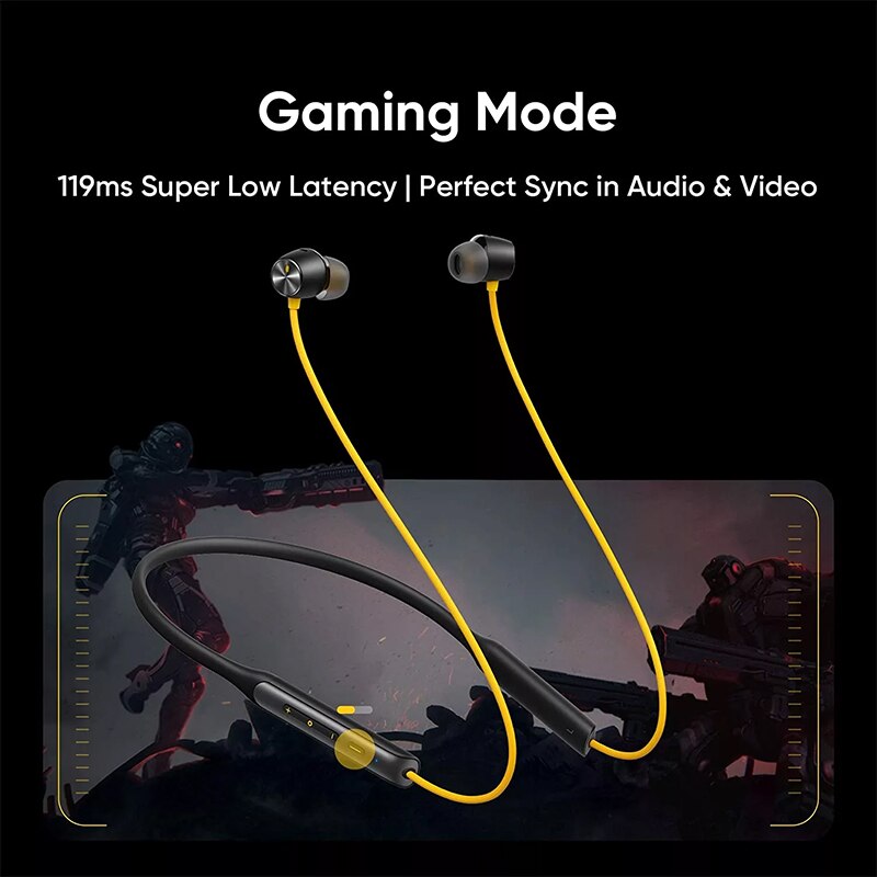Global Versie Realme Knoppen Draadloze Pro Bluetooth Oortelefoon Actieve Ruisonderdrukking Anc Enc Sport Headset 22 Uur Afspelen