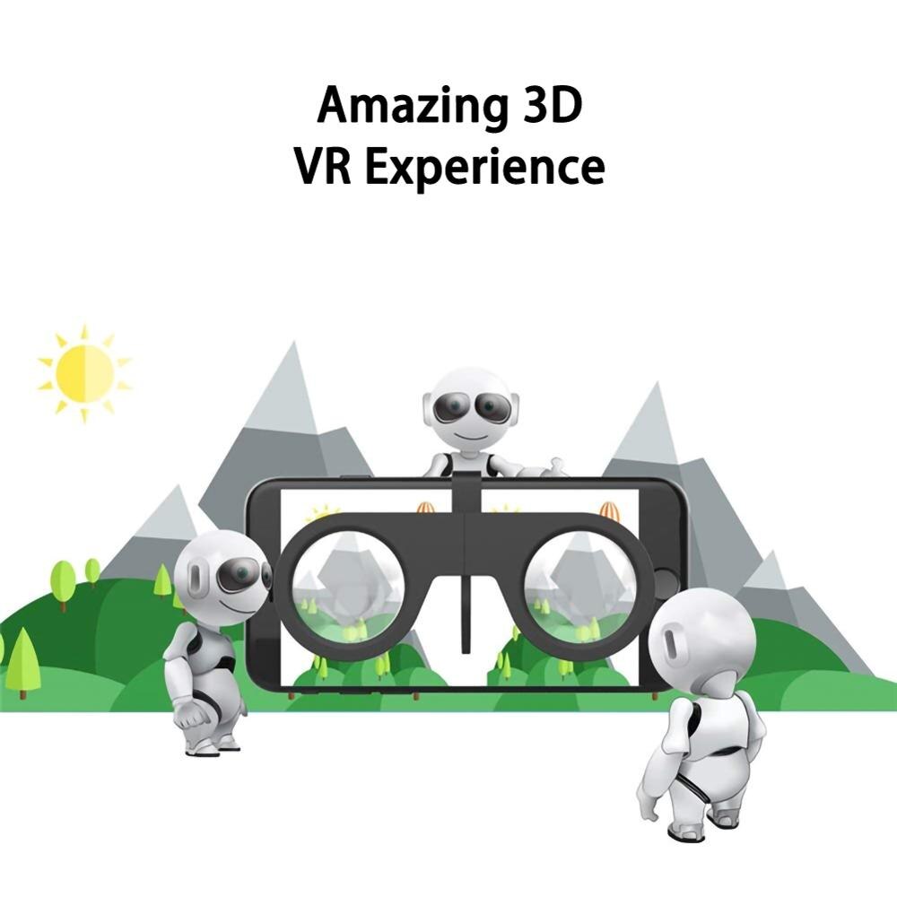 Mini Faltbare 3D Virtuelle Realität VR Gläser für Samsung Galaxis S8/S9 Plus Xiaomi Smartphone 3d Filme 3 D glas Objektiv Vr Kasten