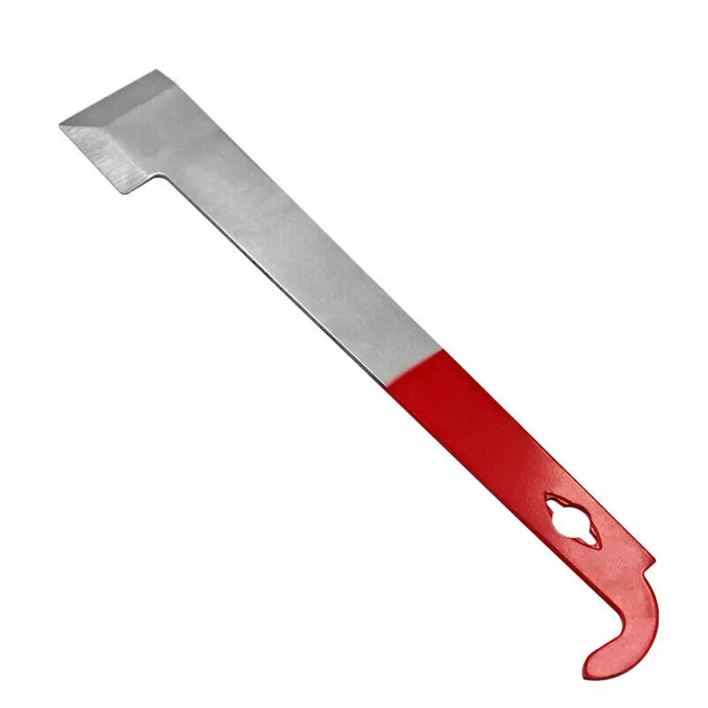 Stainless Bee Hive Tool Frame Lifter J Shape Hook Red 27cm Cut Honey Knife Beehive Scraper Beekeeping Tools Beekeeper Supplies: Default Title