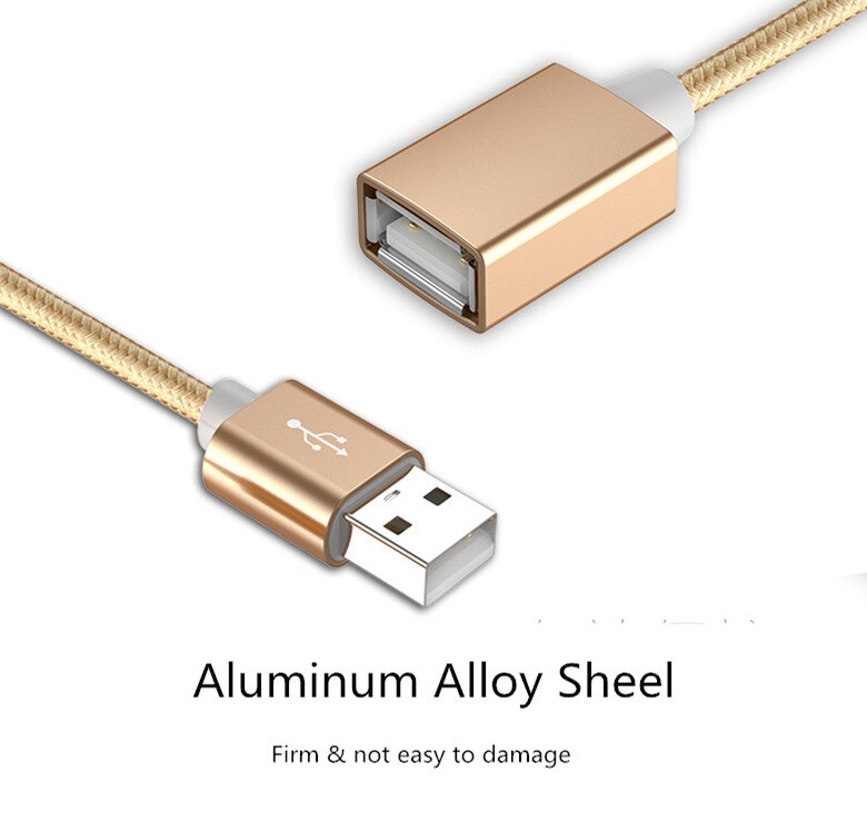 USB 2.0 Cable USB2.0 Extension Extender Male To Female Cabo USB Data Cables For PC Printer Camera Mouse Game Controller