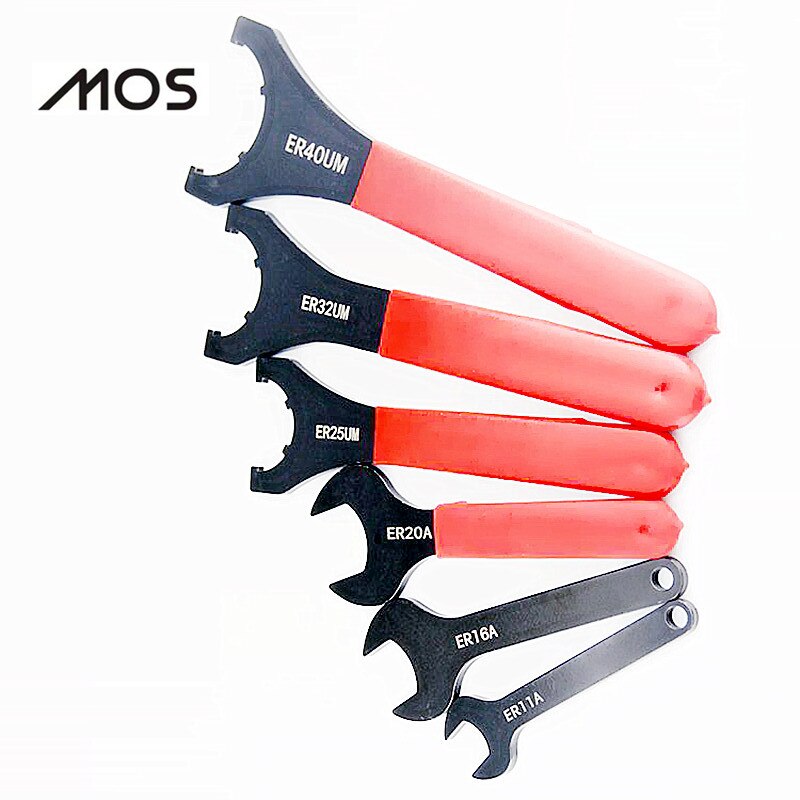 Mos Er Wrench Spantang Spanner Voor Spantang Noten ER8A ER11A ER16M ER20M ER25UM ER32UM ER40UM Cnc Draaibank Frezen wrench