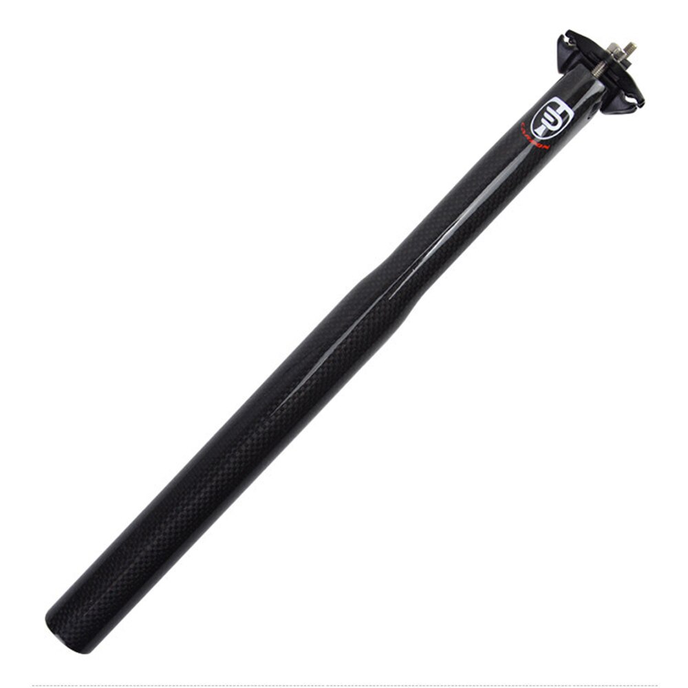 Aero fibre de carbone vélo tiges de selle 3k Golss route vélo siège tube 27.2/30.8/31.6*400mm vtt VTT pièces de cyclisme tube de selle
