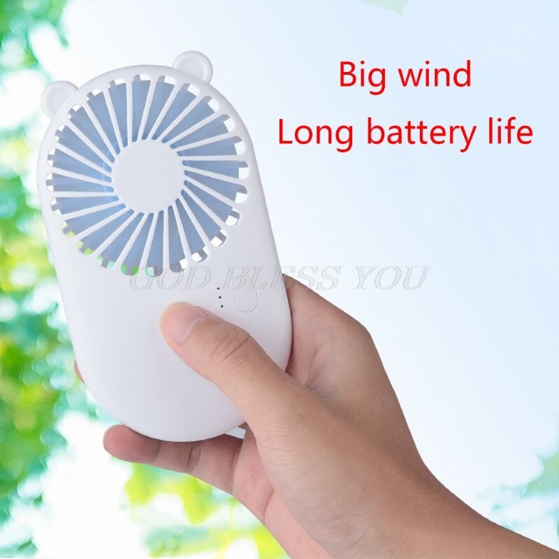 USB Pocket Silent Small Fan Mini Portable Pocket Fan Cool Air Hand Held Travel Cooler Cooling Mini Fans