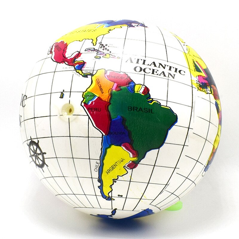 30cm Inflatable Globe World Earth Ocean Map Ball Geography Learning Educational Beach Ball Kids Toy home Office Decoration