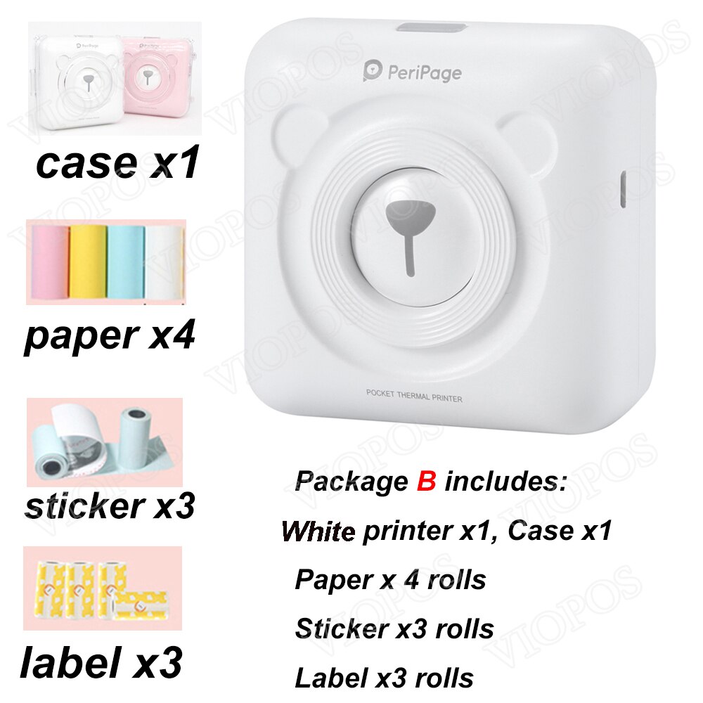 Mini Pocket Photo Printer For Mobile phone Android and iOS