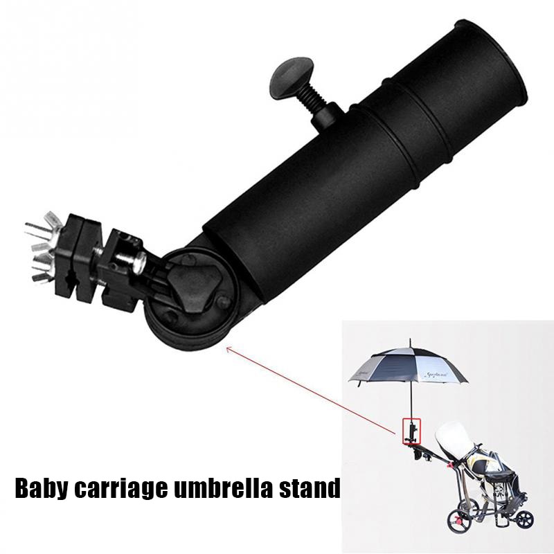 Soporte Universal de sombrilla para carrito de Golf, cochecito de bebé, silla de ruedas PP, paraguas con Clip
