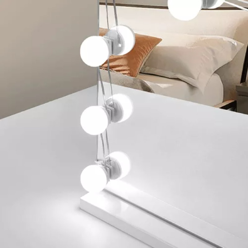 10 focos Espejos de maquillaje Luces de maquillaje Focos para el hogar