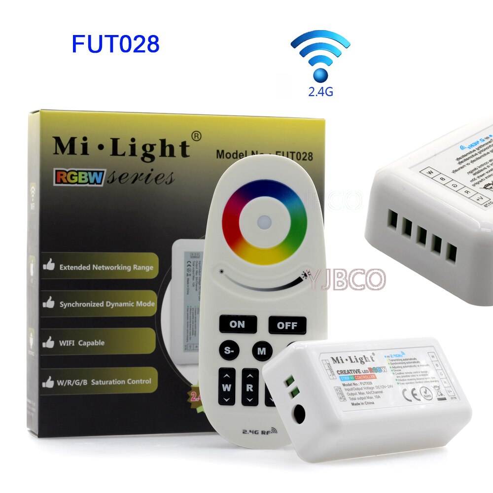 Miboxer 2.4g trådlös rf led strip dimmer touch dubbel vit/rgb/rgbw led strip controller  dc12v-24v