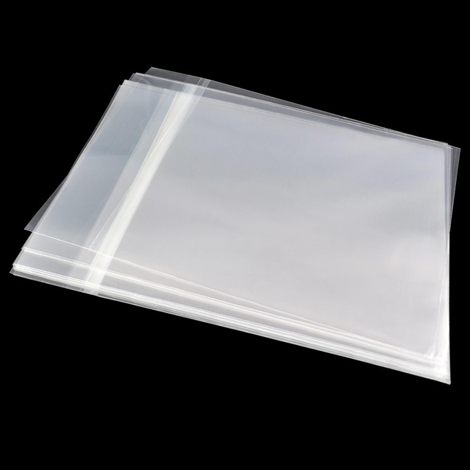 50Pcs Record Protection Sleeves Record Storage for Turntable Player