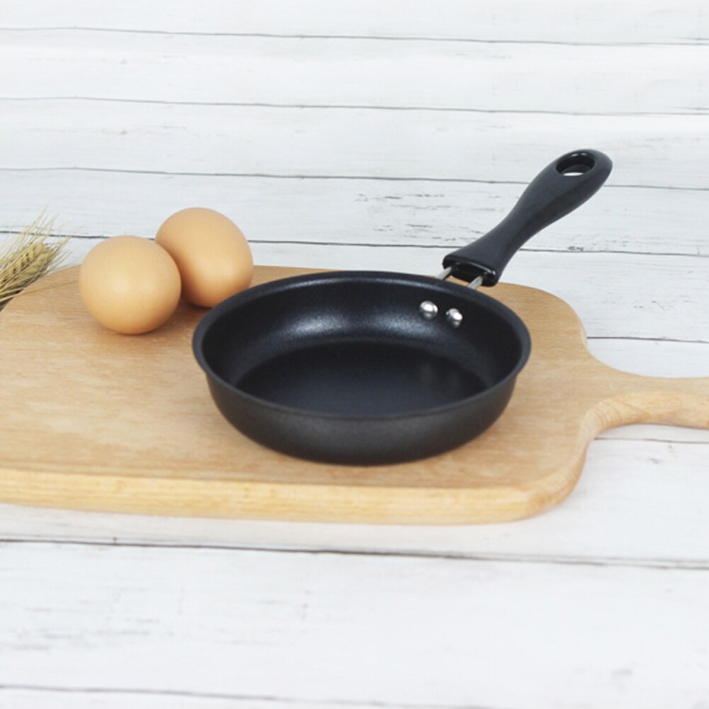 Mini pander omelet nonstick bakelit håndtag varmeisolering anti-skoldning skrue forstærkning giftfri gryde anti-ridse