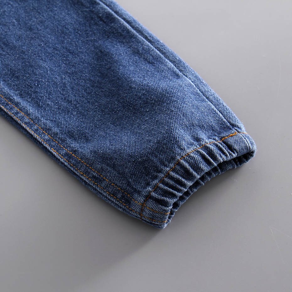 Pantalones vaqueros para niñas de Color sólido, pantalones vaqueros para niñas de primavera y otoño, ropa de estilo informal para niñas