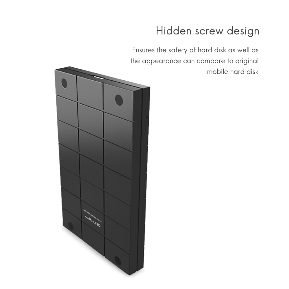 Ssk Hdd Case 2.5 Inch Sata Naar USB3.0 Ssd Adapter Voor Ssd 1 Tb 2 Tb Type C Harde Schijf drive Box Externe Hd High Speed Black SHE080