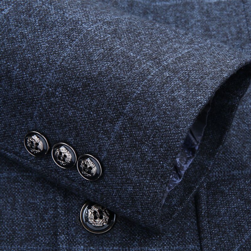 BOLUBAO hommes Blazers occasionnels hommes couleur unie grande poche costume manteaux printemps automne Blazers manteau mâle