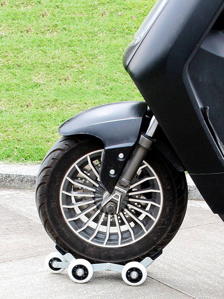 Tire Skates Motorcycle Tire Dolly With 5 Wheels Burst Tire Self-rescue Trailer Booster Flat Tire For Electric Scooters Tricycles
