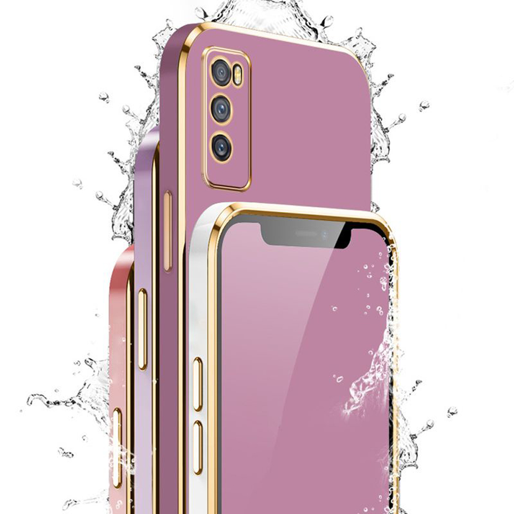 For vivo V20 SE Case Vivo Y70 phone Case V20SE Luxury Plating Straight Edge TPU Soft Cover V2022 V2023 Camera Shockproof Coque