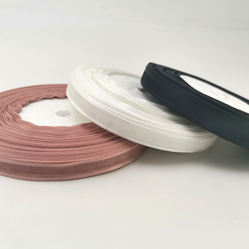 (50 yardas/rollo) cintas de Organza de 3/8 ''(10mm), , decoración para envolver , cinta DIY hecha a mano