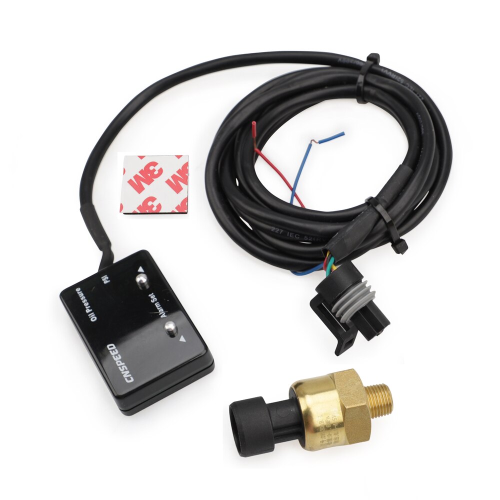 12v Oil Pressure Gauge 0~200 PSI Auto Digital Diesel Universal Red Blue Oil Press Meter with sensor YC101295