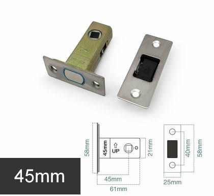 Magnetic mute magnetic lock Silent lock body Bathroom door magnetic lock core Eccentric lock Margin 22mm 25mm 30mm 35mm 40mm 50: black