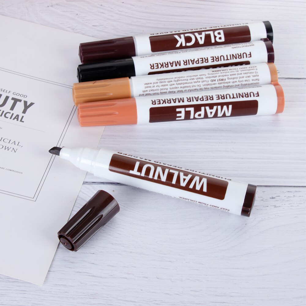 1PC Furniture Repair Pen Scratch Filler Paint Pratical Restores Fix Marker Scuffs Refinishing Tools Home &amp; Living Accessories