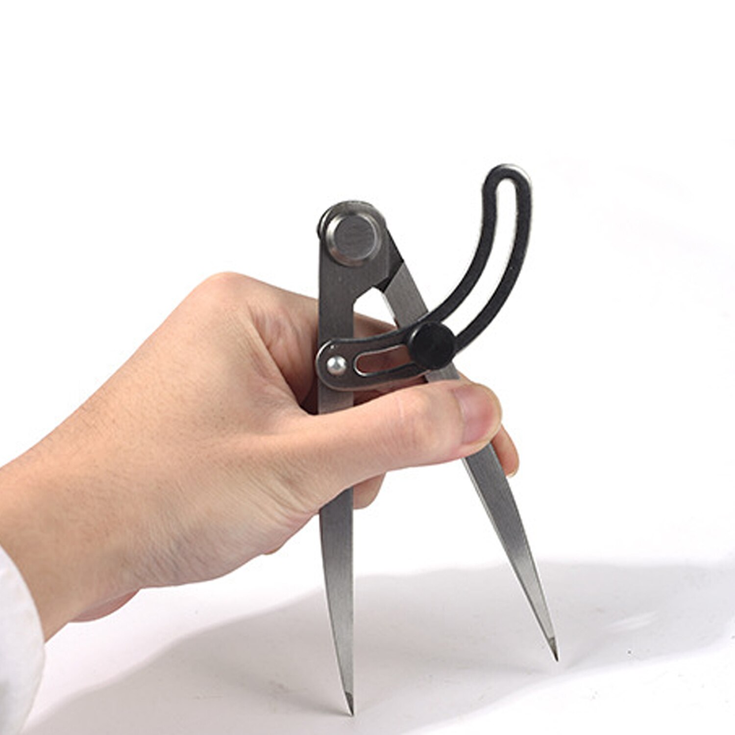 110/125/150mm Carbon Steel Wing Divider Creaser Compass DIY Leathercraft Leather Tool for Professionals Amateurs Beginners