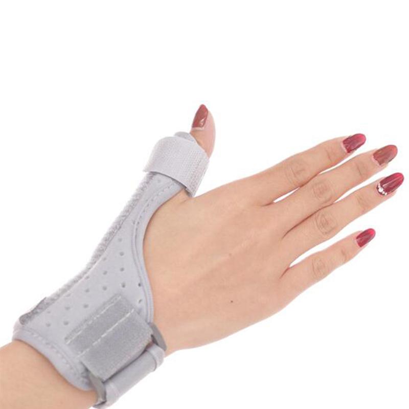 1Pc Thumb Brace Duim Spalk Verstelbare Pijnbestrijding Vaste Comfortabele Duim Riem Band Ondersteuning Corrector Pads Mannen Vrouwen Patiënten