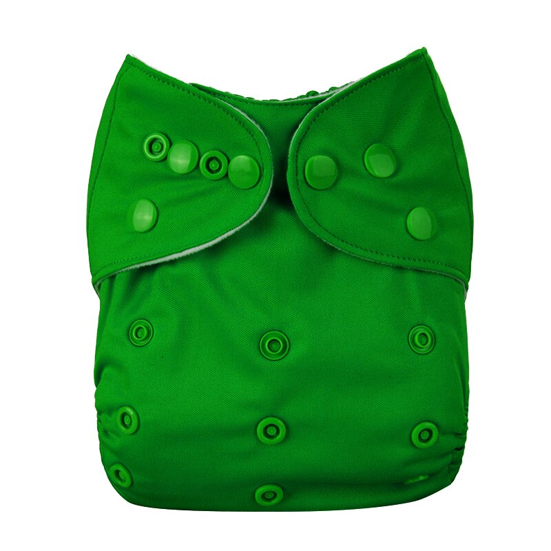 Pañales de bebé lavables reutilizables, pañal para bebés de tela impermeable para recién nacidos, pañal de bebé con bolsillo, cubierta de pañal sólida para recién nacidos: 13