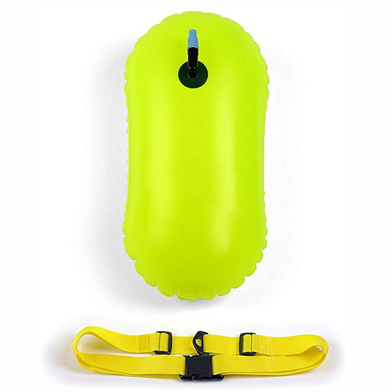 Pvc svømning livreddende bøjer poser svømning bøje sikkerhed flyde luft tør taske båd flyde svømning oppustelige flydende taske: 8l gule