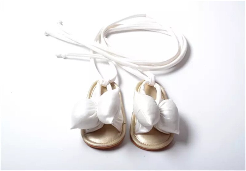 Pudcoco Cute Baby Girl Sandals Big Butterfly sandals Infant Rome Sandals Bowknot Summer Shoes: Rood / 0-6 months