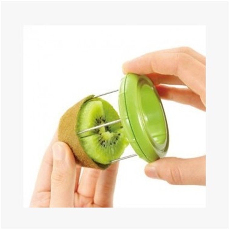 Cute Mini Fruit Kiwi Cutter Peeler Slicer Kitchen Bar Supplies Gadgets Tools For Pitaya Vegetable Fruit Tools Shredders Slicers