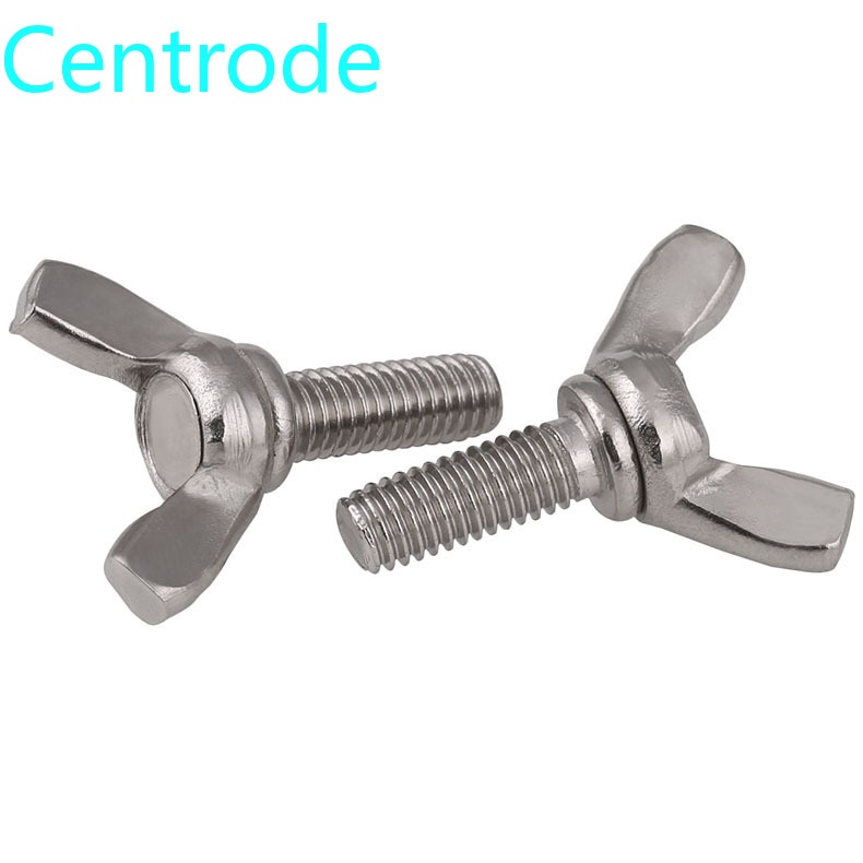 M4 M5 M6 M8 316, tornillo de mariposa de acero inoxidable, tornillo de ángulo de mariposa, tornillo de mano Yuanbao, Perno de mariposa 2 uds