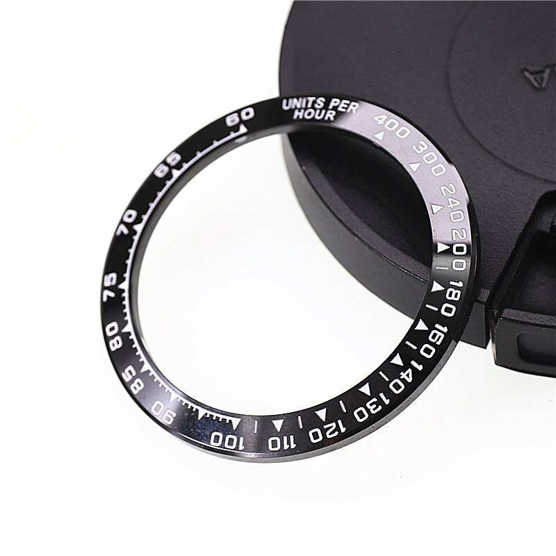 38mm/38.5mm zegarek ceramiczny Bezel wkładka dla mężczyzn zegarek twarz wiele stylów zegarki wymienić akcesoria średnica wewnętrzna 30.7mm