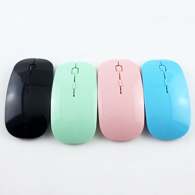 Draadloze muis kantoor computermuis draagbare slanke muis 1600 dpi 2.4g ontvanger laptopmuis gemakkelijk mee te nemen optische muis
