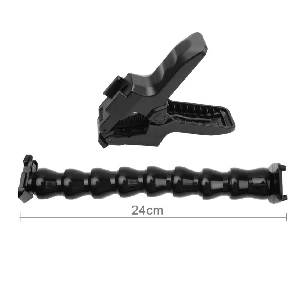 Voor GO PRO Accessoires Jaws Flex Klemflens en Verstelbare Hals voor DJI Osmo Action/GoPro HERO7/6 /5/5 4 sessie/4/3 +/3/2/Xiaoyi