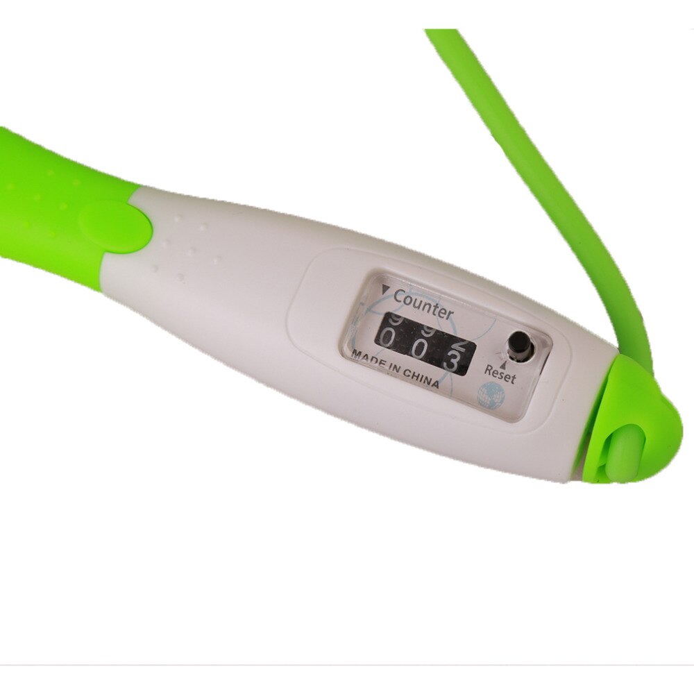 Springseile Mit Zähler 1PC Fitness Ausrügestochen Einstellbare Geschwindigkeit Zählen springen Überspringen Seil Sport Fitness Zubehör