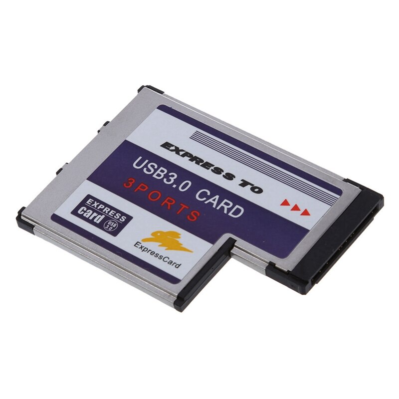 3 Port USB 3.0 Express Card 54mm PCMCIA Express Card for Laptop