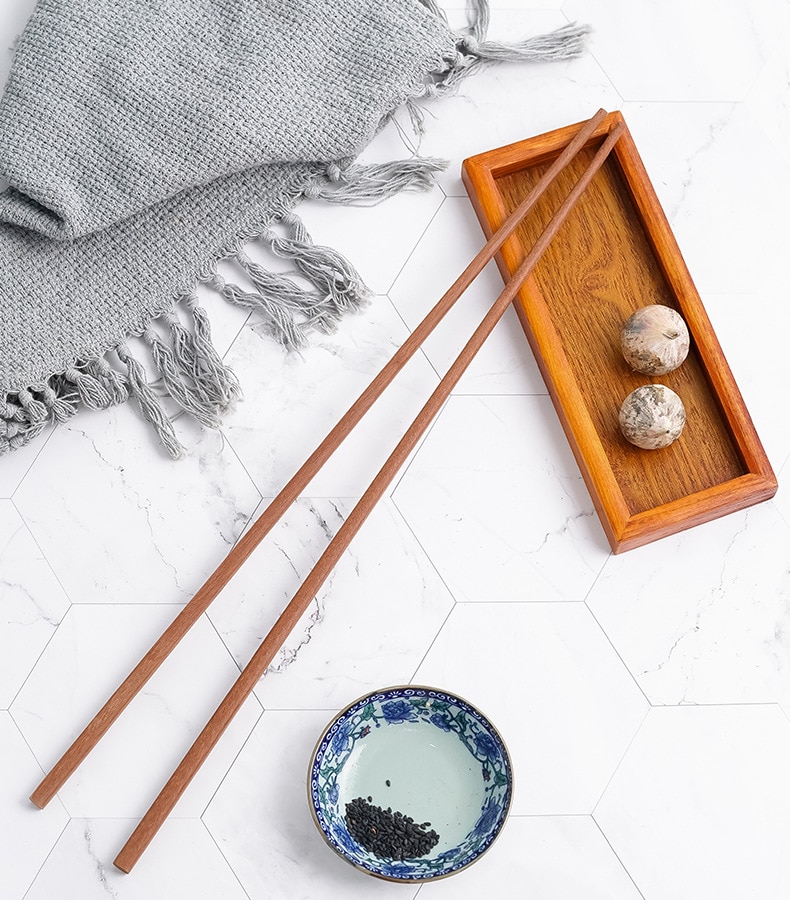 1 par de palillos chinos súper largos para freír herramientas de cocina palillos para Fideos palillos de comida estilo chino alargar olla cocina de madera
