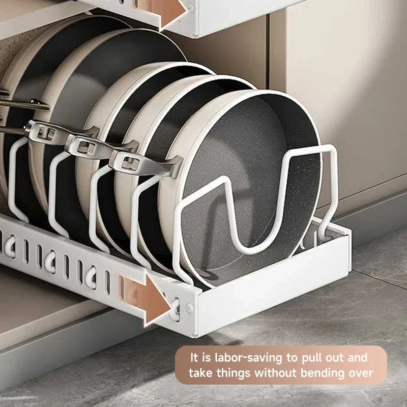 Organizer robić szuflady kuchennej na garnki i patelnie, wielofunkcyjna taca robić przechowywania, pojemnik na przyprawy, regał robić szafek.
