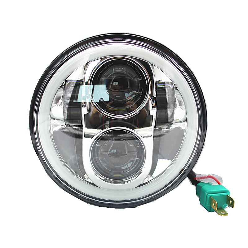 Led Voor Harley Koplamp Kit 5.75 Inch Ronde Koplamp Led Extra Lampen Drl High &amp; Low Beam Voor Harley Moto projector