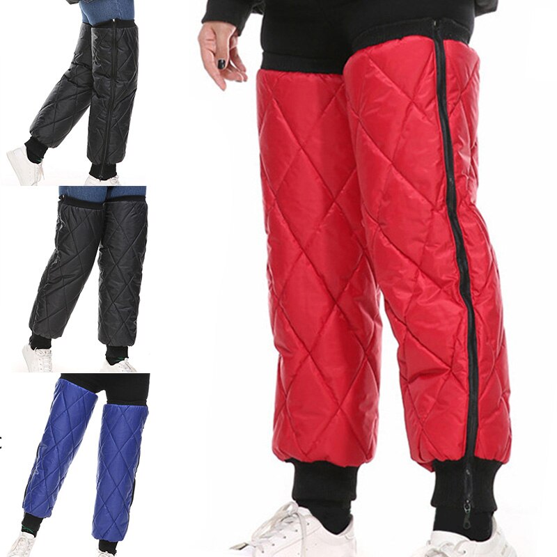 Swokii Knee Pads - Waterproof Warm Protective Gear Set with Zipper - for Electric Bikes & Motorcycles
