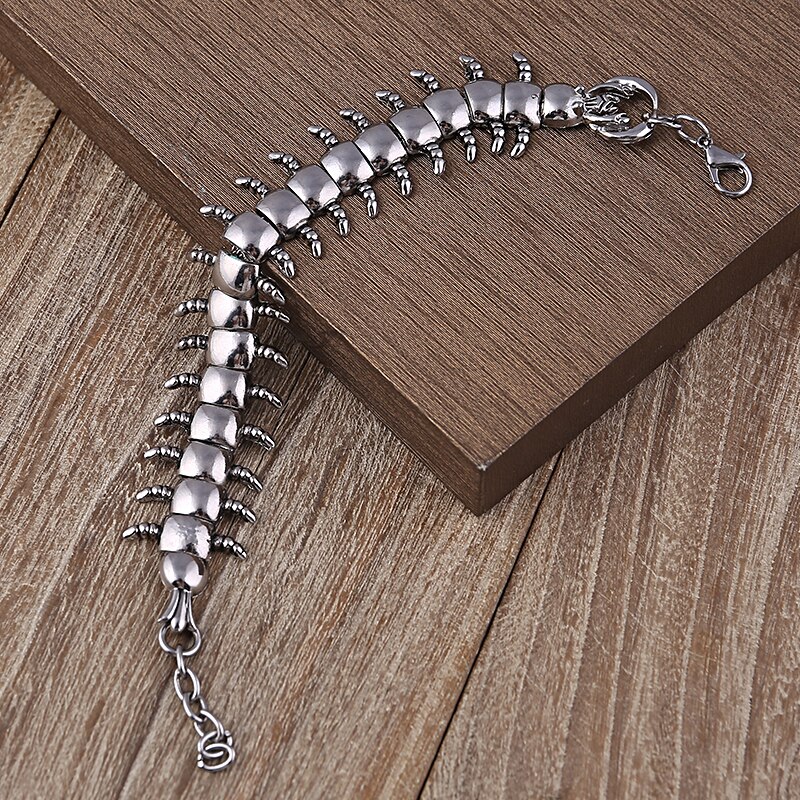 Punk Duizendpoot Roestvrij Stalen Armband Voor Vrouwen Armbanden &amp; Armbanden Bedels Armbanden Mannen Pulseira Sieraden