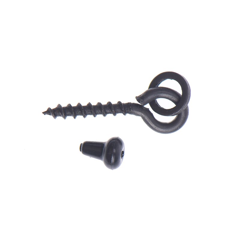 20 pièces Nouvelle Bouillette Vis Cheville Avec Anneau Pivotant Chod Rig Terminal Appâts Porte-Pêche De La Carpe Acc
