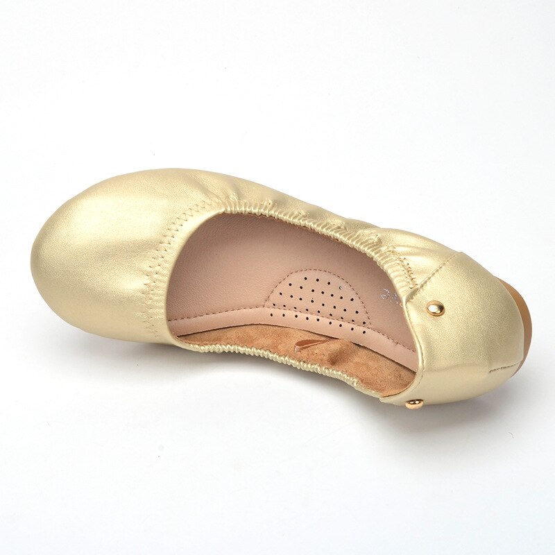 Chaussures simples à tête ronde pour femmes, plates et à rivets, en rouleau d'œuf, respirantes et décontractées, avec pédale, pour le printemps et l'été