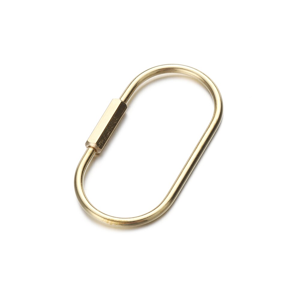 Brass Keychain Portable Unique DIY Craft Tools Whistle Ruler Key Ring Pendant Jewelry Desk Accessories Sets School Stationery: 3