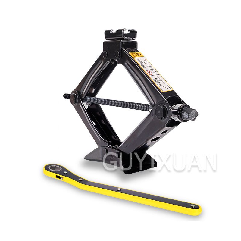 1T / 2T car labor-saving manual jack Car tools Car rocker jack Family car SUV Tire tool