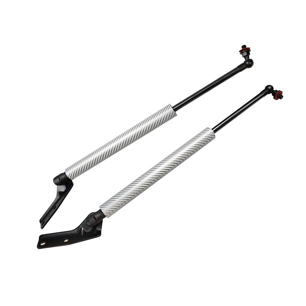 Voor Grote Muur Haval/Hover H3 H5 X200 2005 2X Lift Ondersteunt Shock Gasveren Lente 388mm Achterklep Kofferbak Boot Demper: Silver Carbon Fiber