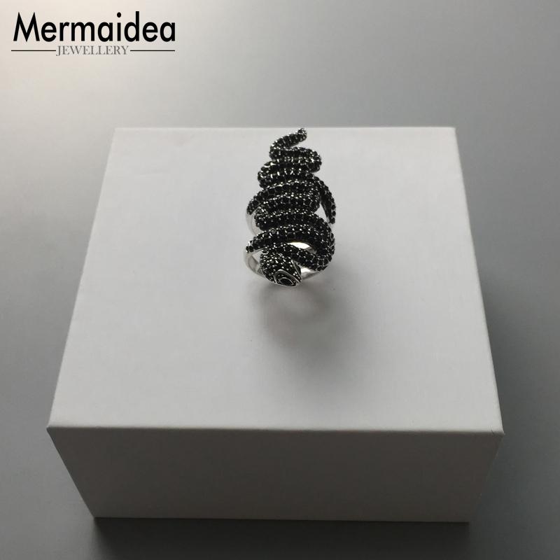 Ringen Snake 925 Sterling Silver Voor Vrouwen Sieraden Ring Mode-sieraden