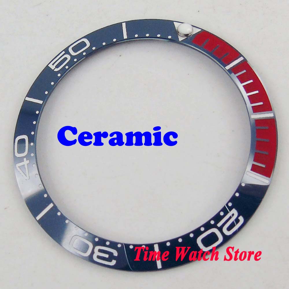 Multi-color 38mm keramische lunette voor gmt-model herenhorloges