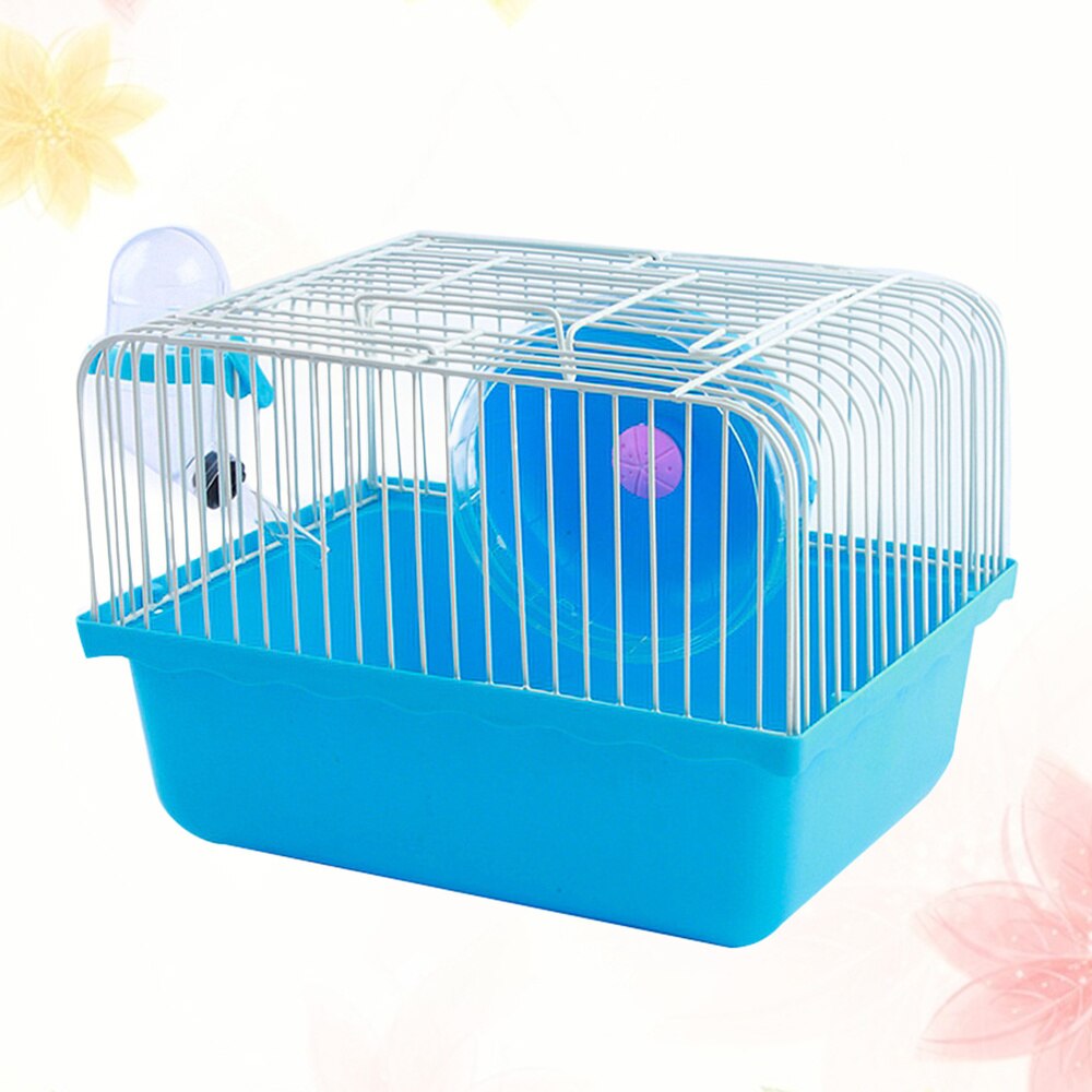 Cage à Hamster Portable, petit animal domestique, Chinchilla, maison de voyage (bleu): Default Title